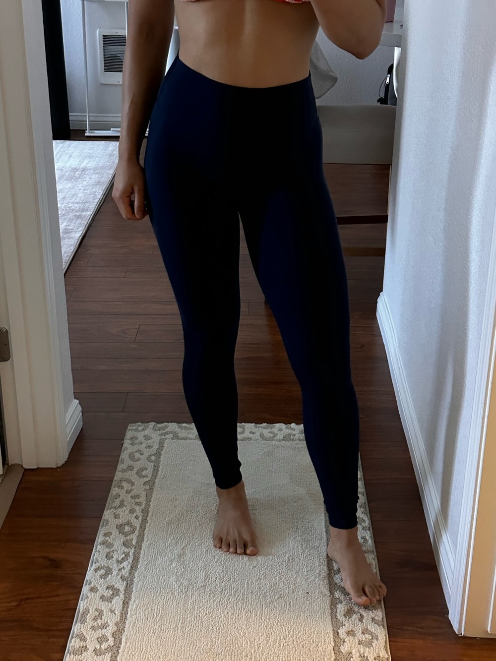 Kamo Fitness High-Waist Navy Leggings